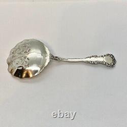 Sterling Silver Pierced Serving Spoon Candy Nut