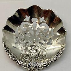 Sterling Silver Pierced Serving Spoon Candy Nut