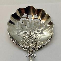 Sterling Silver Pierced Serving Spoon Candy Nut