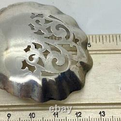 Sterling Silver Pierced Serving Spoon Candy Nut