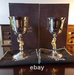 Sterling Silver Queen's Beast Goblets
