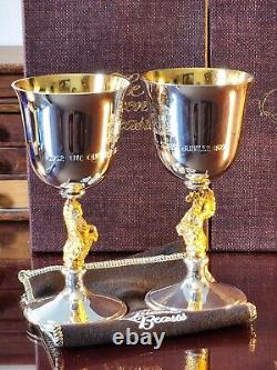 Sterling Silver Queen's Beast Goblets