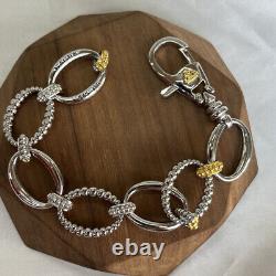 Sterling Silver Size Medium measures 7.75 inches Bracelet
