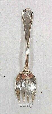 Sterling Silver Wallace Set of 12 Ice Cream Forks-Hepplewhite Pattern
