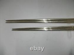 Sterling Silver conjugal chopsticks. #67g/ 2.36oz. Japanese antique
