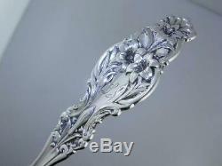 Sterling WHITING Salad Fork LILY 1902 with pat date $95 each