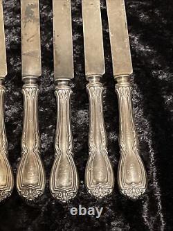 Sterling silver handle Desert knifes