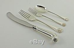 Stieff Williamsburg Shell Sterling Silver 4 Piece Place Setting(s) No Mono