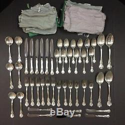 Stunning 46 PC Set TOWLE Old Master Sterling Silver Flatware No Monogram