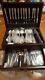 Sweetheart Rose By Lunt Sterling Silver Flatware Set For 14 Service 56 Pieces