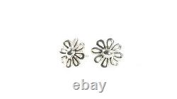 TIFFANY & CO. Women's Paloma Picasso Sterling Silver Daisy Earrings $350 NEW