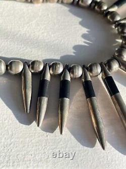 Taxco William Spratling Style Sterling Silver 925 Mexico'Needle Necklace