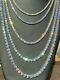 Tennis Chain Real Solid 925 Sterling Silver Cz Iced Necklace Chain Hip Hop