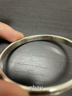 Tiffany & Co. 1837 Sterling Silver 925 Bangle Bracelet NO BOX Used AG Authentic