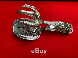 Tiffany & Co. Antique. 925 Sterling English King Ice Tongs with Claw Foot