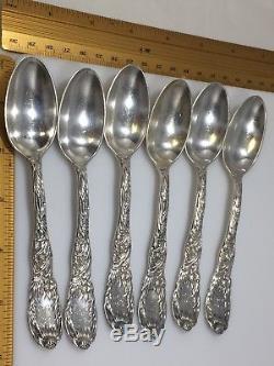 Tiffany & Co Chrysanthemum sterling Silver Tea Spoons. Up To 12