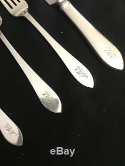 Tiffany & Co. Faneuil Sterling Silver Flatware Service for Twelve 48 Pieces withm
