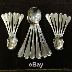 Tiffany & Co. Flemish Sterling Silverware 10-Pc Place Setting L&D Service for 6