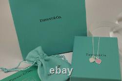 Tiffany & Co. Heart necklace Solid Sterling Silver. Length Heart