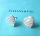 Tiffany & Co. Return To Heart Stud Earrings Sterling Silver 925 Used No Box