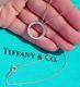 Tiffany & Co Sterling Silver 1837 Medium Circle Round Charm Pendant Necklace 16