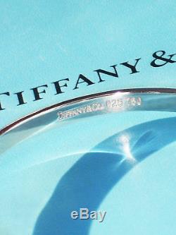 Tiffany & Co Sterling Silver & 18Ct 18K Yellow Gold Hook & Eye Bracelet Bangle