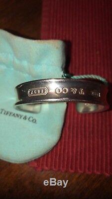 Tiffany & Co. Sterling Silver 925 1837 Cuff Bracelet