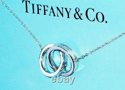 Tiffany & Co Sterling Silver Chain Necklace 1837 Interlocking Circles RRP £345