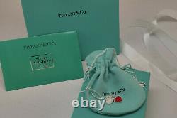 Tiffany & Co Sterling Silver Chain Necklace with tag and packages