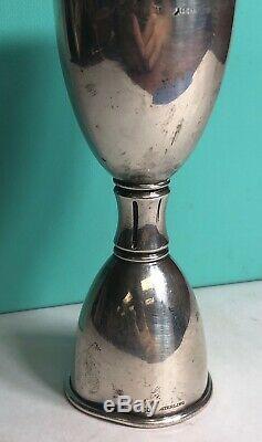 Tiffany & Co sterling silver bamboo pattern double jigger 925 vintage rare