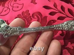 Tiffany English King Sterling 9 Pierced Flair Tine Cold Meat Fork Gothic Mono