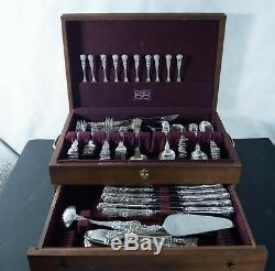 Tiffany and Co. Kings Pattern Sterling silver flatware set with 87pc
