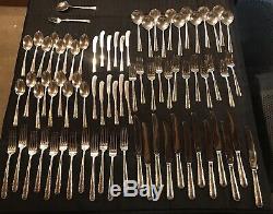 Towle 1934 Candlelight Sterling Silver Flatware Service for 12 No monogram