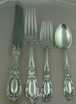 $ Towle King Richard Sterling Silver DINNER SIZE Four (4) Piece Setting