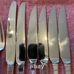 Towle sterling craftsman Set For 4. (2 Dinner Knives Not Pictured.)