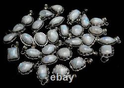 Turquoise & Mix Gemstone 925 Sterling Silver Plated Wholesale Fancy Pendants Lot