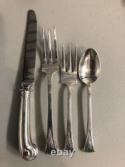 Tuttle Onslow 4 Piece Sterling Place Setting LBJ Pristine
