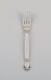 Two Georg Jensen Acanthus Dinner Forks In Sterling Silver