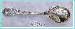 Two Week Sale! TIFFANY Antique Sterling Silver Ice Cream Service Chrysanthemum