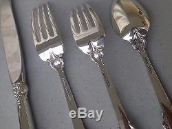 UNUSED NEW Grande Baroque 4 PC Place Setting 230G Wallace Sterling Silver Grand