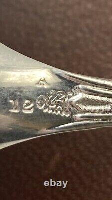 VTG. Indian by Whiting Victorian Set Of Sterling Silver serving spoons 1875