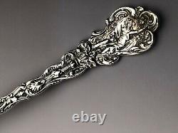 Versailles by Gorham Stering Silver fancy Serving Fork, Old Piece, Mono