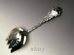 Versailles by Gorham Stering Silver fancy Serving Fork, Old Piece, Mono