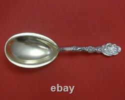 Versailles by Gorham Sterling Silver Berry Spoon Gold Washed Ovoid 9 Serving