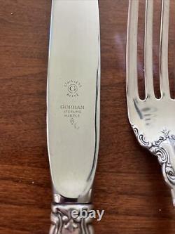 Vintage Gorham Chantilly Sterling Silver 4 Piece Place Setting No Monogram