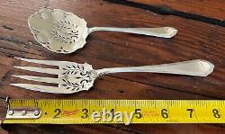 Vintage International Sterling Silver Serving Spoon & Fork
