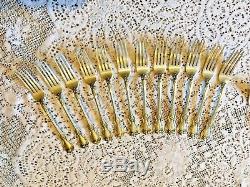 Vintage STERLING SILVER Towle OLD MASTER 54 PC Flatware Set SERVICE for 12
