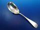 Vintage Sterling Silver Berry Spoon With Hammered Handle (#4079)