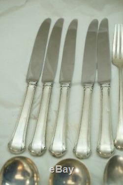 Vintage Sterling Silver Flatware Towle Chippendale Pattern 40 Pc Silverware