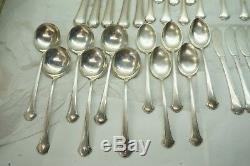Vintage Sterling Silver Flatware Towle Chippendale Pattern 40 Pc Silverware